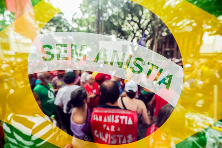 São Paulo (SP), 30/03/2025 - Movimentos sociais e sindicais realizam ato contra a anistia.
Foto: Paulo Pinto/Agência Brasil