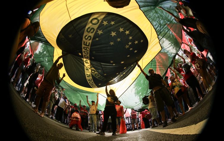 São Paulo (SP), 30/03/2025 - Movimentos sociais e sindicais realizam ato contra a anistia.
Foto: Paulo Pinto/Agência Brasil