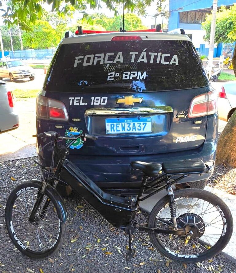 Polícia Militar em Três Lagoas recupera bicicleta furtada e apreende autor do furto - PMMS