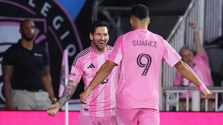 Messi marca na vitória do Inter Miami após voltar de lesão; veja | CNN Brasil