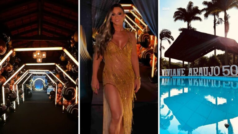 Viviane Araújo celebra 50 anos com festa no RJ; confira como foi | CNN Brasil